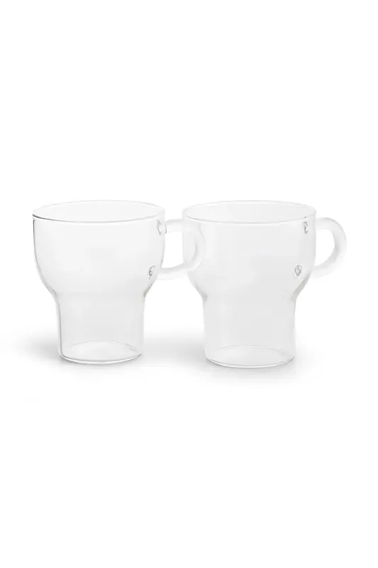 Sagaform zestaw kubków ze szkła borokrzemianowego 250 ml