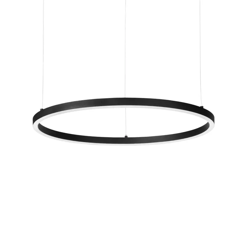 Żyrandol LED Ideal Lux Oracle Slim Ø 90 cm czarny 3000 K