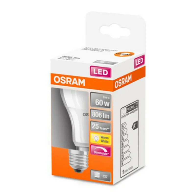OSRAM żarówka LED E27 8,8W 827 Superstar matowa