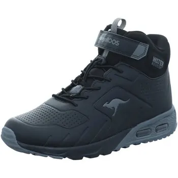 Kangaroos  Stiefel Klettstiefel jet black-steel grey 10421/5003