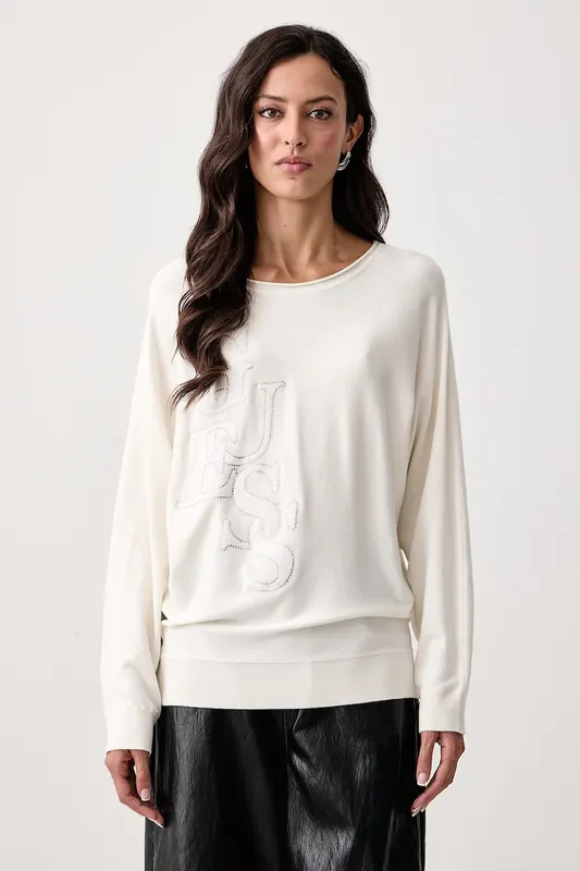 Guess sweter damski z wiskozą ESMERALDA