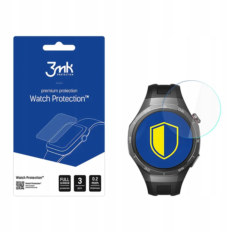 3MK Szkło Hybrydowe Do Huawei Watch GT5 Pro 46MM Flexibleglass Ochrona