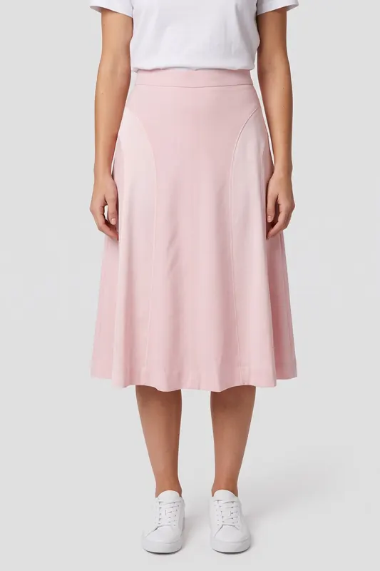 Moschino Skirt Pink Maat: 40 | Midi Rokken Outlet | Dames | Roze
