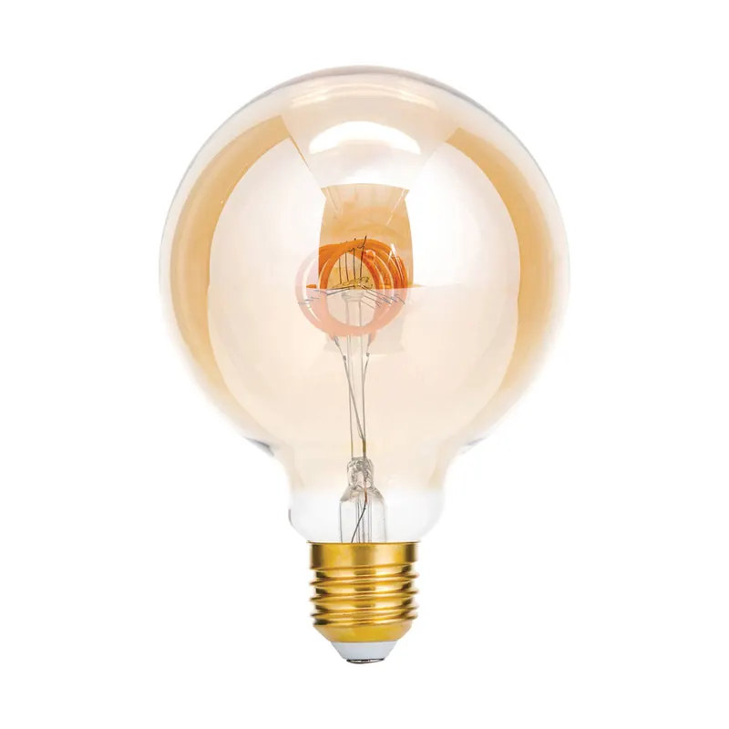 Żarówka LED E27 G95 4W bursztyn 2 200 K ściemniana