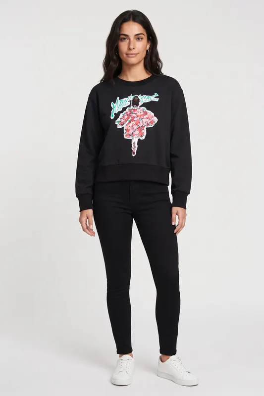 Moschino Fleecewear Black Maat: 36 | Sweaters Outlet | Dames | Zwart