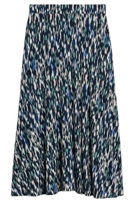 White Stuff Jada Eco Vero Maxi Skirt Navy Printed Maat: 8 REGULAR | Maxi Rokken Outlet | Dames | Blauw