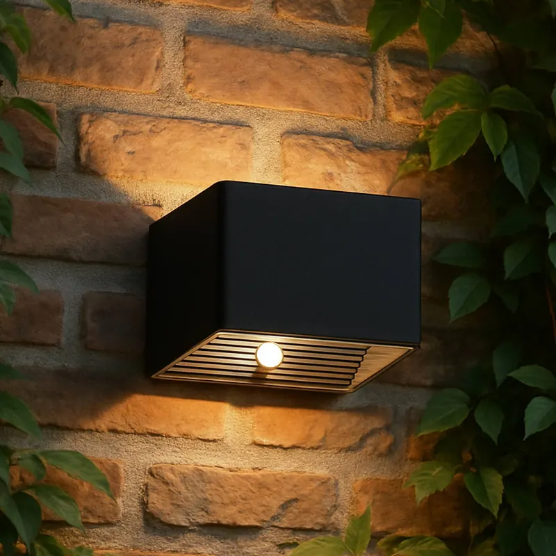 Kinkiet LED Magnetics, czarny, USB, czujnik ruchu