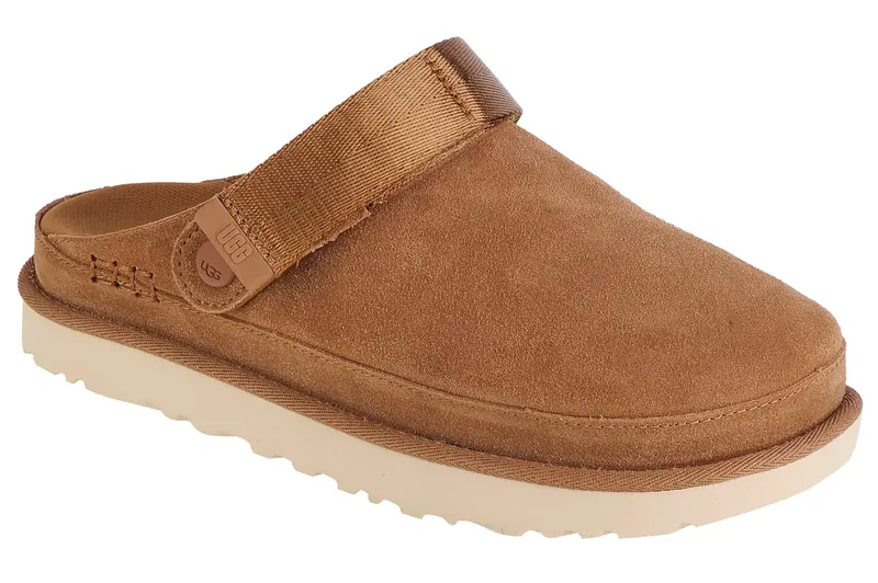 UGG Goldenstar Clog 1138252-CHE, Damskie, Brązowe, klapki, skóra zamszowa, rozmiar: 37