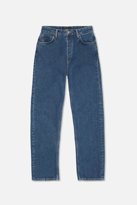 Nudie Jeans Lofty Lo Morning Soul Dark Indigo Maat: W29L32 | Jeans Outlet | Dames | Blauw