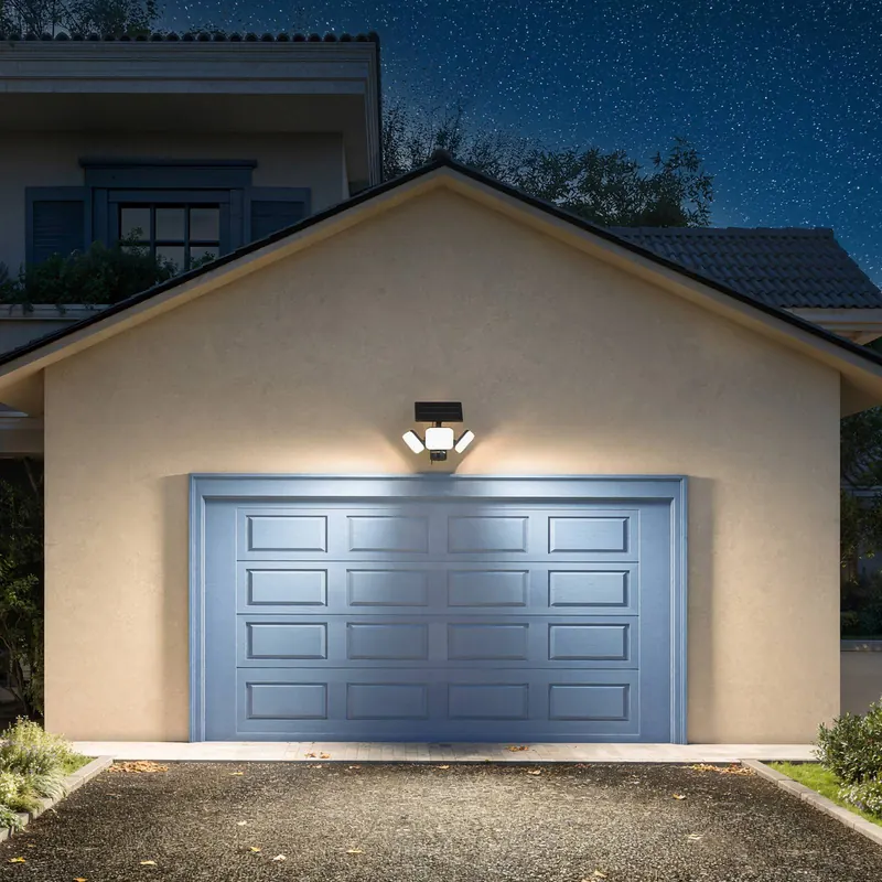 Lampa solarna LED Philips Zyren, czarna, 3000 K, czujnik, IP65