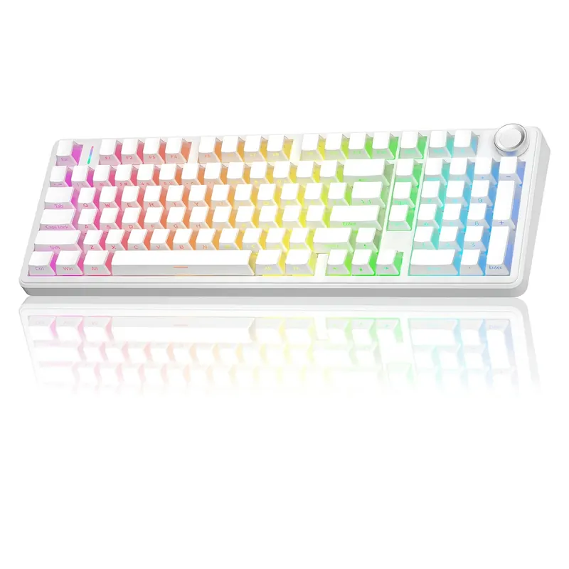 Aula F99 Pro Bezdrôtová mechanická klávesnica Silent Cotton Candy