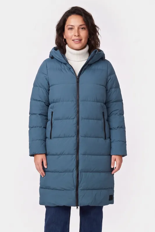 Jack Wolfskin Frozen Palace Coat Aluminium Blue Maat: M | Winterjassen Outlet | Dames | Blauw