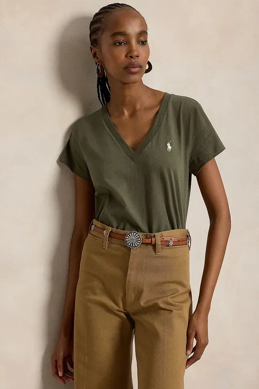 Polo Ralph Lauren T-shirt basic damski bawełniany