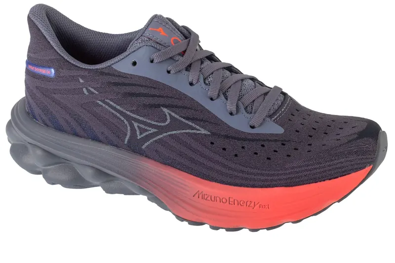 Mizuno Wave Skyrise 6 J1GD250971, Damskie, Niebieskie, buty do biegania, tkanina, rozmiar: 40,5