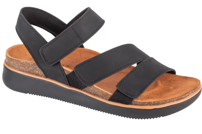 Skechers Lifted Comfort 163252-BLK, Damskie, Czarne, sandały, skóra syntetyczna, rozmiar: 36