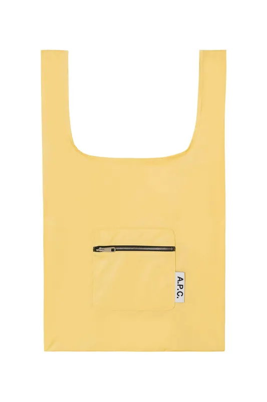 A.P.C. Unisex Shopping Bag Ultralight Minimal Light Yellow Maat: OS | Tassen Outlet | Unisex | Geel