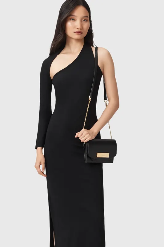 AllSaints Etta Clutch Black Maat: OS | Clutches Outlet | Dames | Zwart