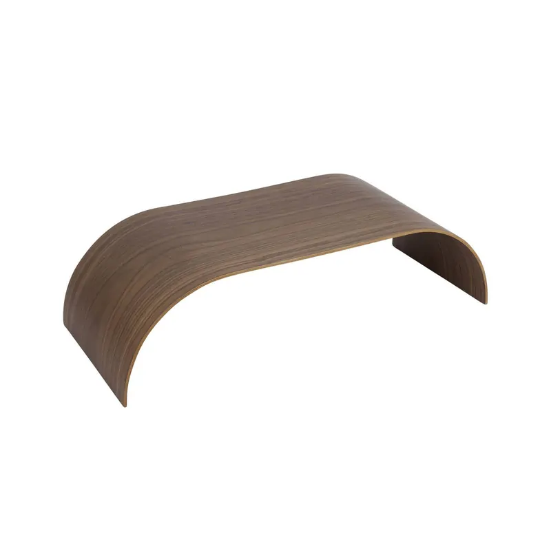 Taca AYTM Curva, kolor orzechowy, 62 x 25 x 16 cm, drewno