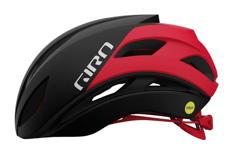 Kask szosowy GIRO ECLIPSE MIPS SPHERICAL matte czarny biały czerwony (59-63)