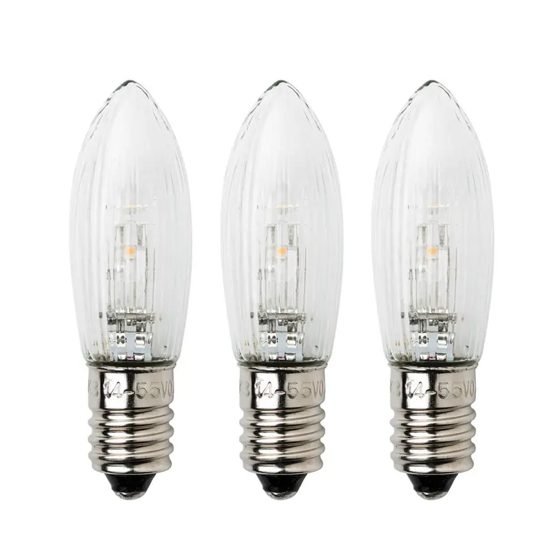 Lampka zast. E10, 0,3W 24V, 3 szt. w opakowaniu