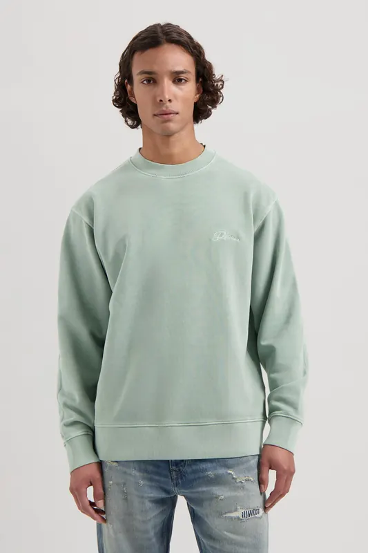 Dstrezzed Ds-nikol Crew Lily Pad Maat: XXL | Sweaters Outlet | Heren