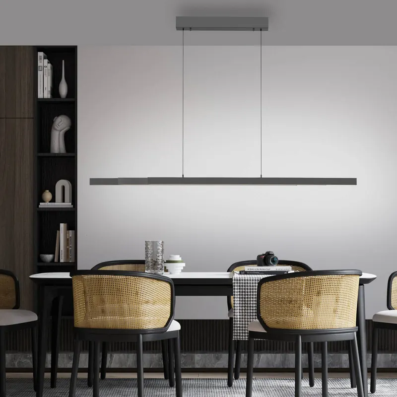 Paul Neuhaus żyrandol LED Adriana Comfort Lift, szara, CCT