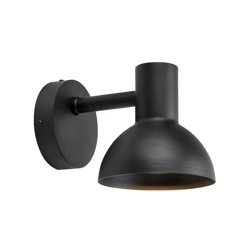 Kinkiet zewnętrzny LED Nubi, czarna, IP44, ściemniany, stal