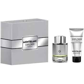 Zestaw prezentowy Montblanc Explorer Platinum Eau de Parfum 60 ml i żel pod prysznic 100 ml 60 ml