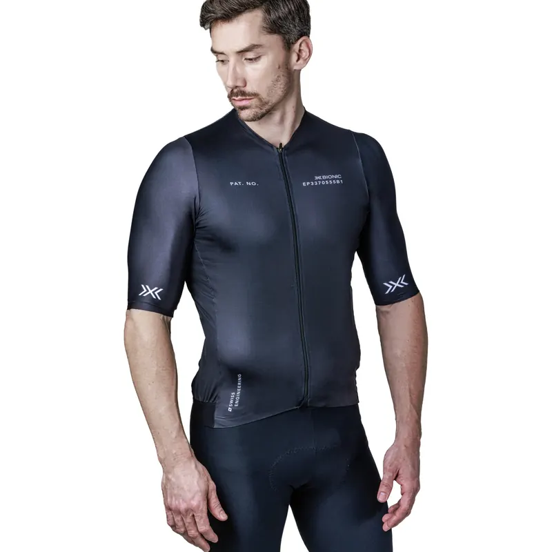 Koszulka rowerowa męska X-Bionic COREFUSION AERO JERSEY SS czarna (M)