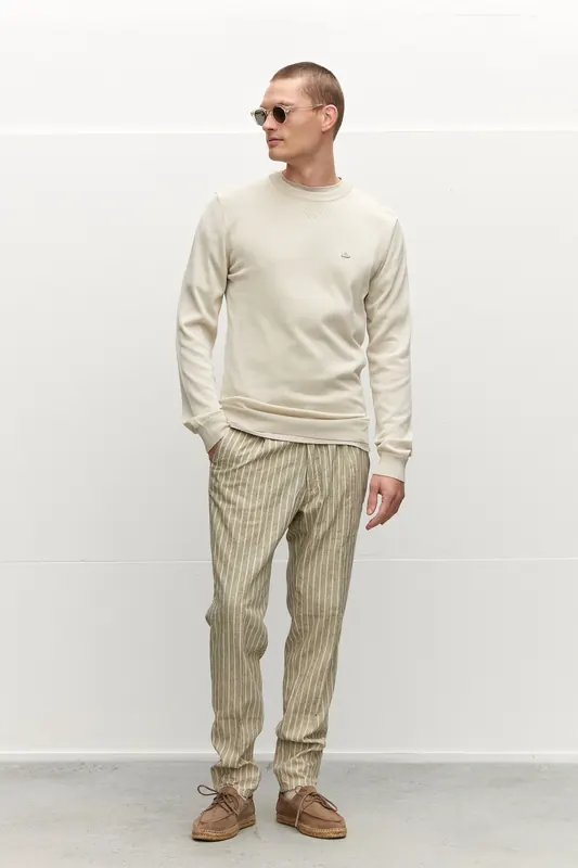 The Goodpeople Korean Knitwear Stone Maat: S | Sweaters Outlet | Heren | Beige