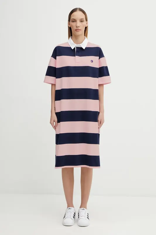 coperni  sukienka bawełniana Striped Polo