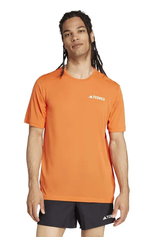 Adidas Unisex Xpr Tee Semi Impact Orange Maat: XS | Tops Outlet | Unisex | Oranje