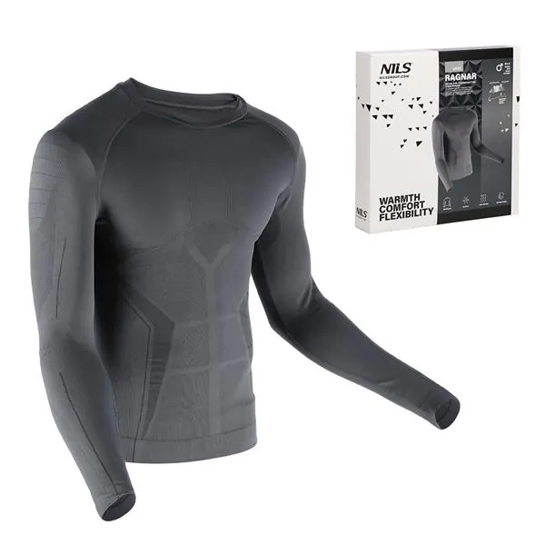 NILS BTK0060 KOSZULKA TERMOAKTYWNA SZARA MĘSKA 2XL/3XL RAGNAR