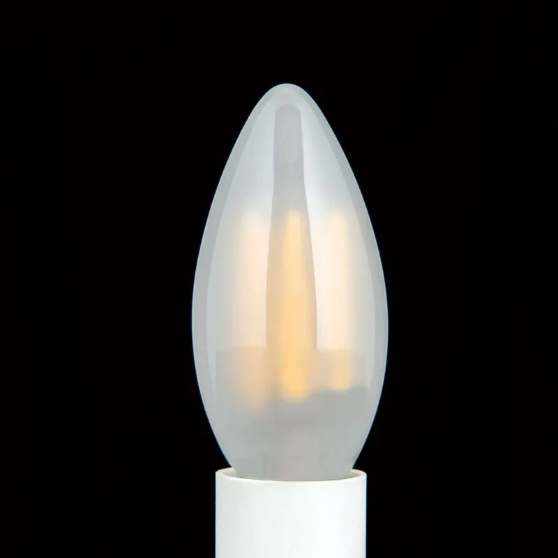 Żarówka LED E14 C35, matowa, 6W, 2700 K, 720 lm, ściemniana