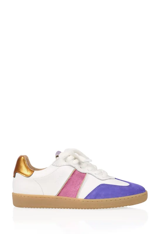 DWRS label Poona Pink / Purple Maat: 42 | Sneakers Outlet | Dames | Wit