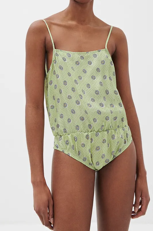 American Vintage Tainey Underwear Fernande Maat: L | Slipjes Outlet | Dames | Groen