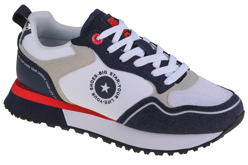 Big Star Shoes LL274538, Damskie, Białe, buty sneakers, tkanina, rozmiar: 41