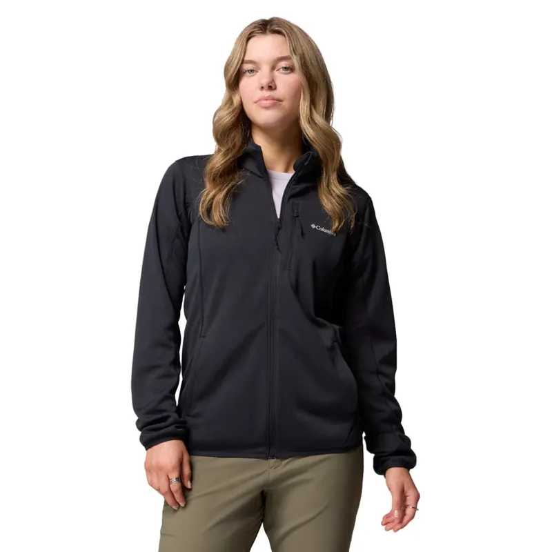 Columbia Essential Hike Grid Full Zip Fleece 2136233010, Damskie, Czarne, polary, poliester, rozmiar: XL