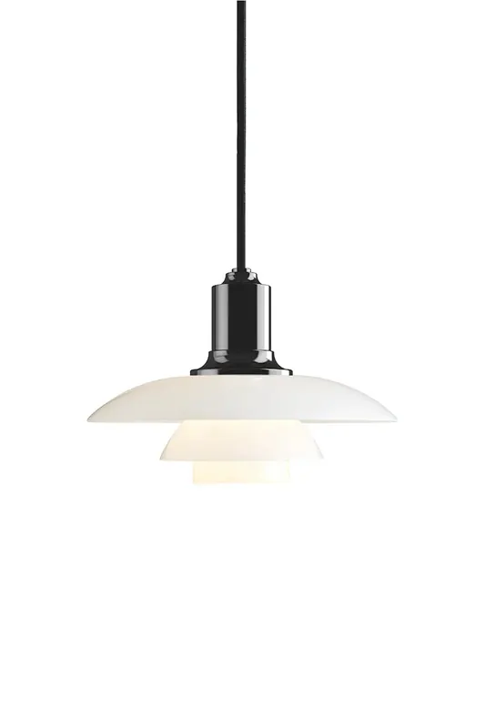 Louis Poulsen lampa wisząca ze szkła mlecznego PH 2/1