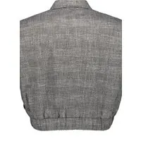 Geisha Gilet Print Grey Maat: 2XL | Bomberjacks Outlet | Dames | Grijs