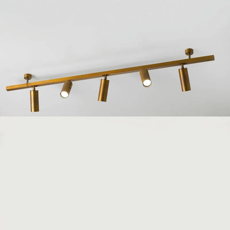Lampa sufitowa 7534, mosiądz oksydowany, 5-punktowa, GU10
