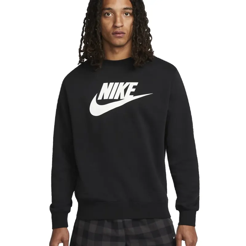 Nike Sportswear Club Fleece DQ4912-010, Męskie, Czarne, bluzy, bawełna, rozmiar: XL