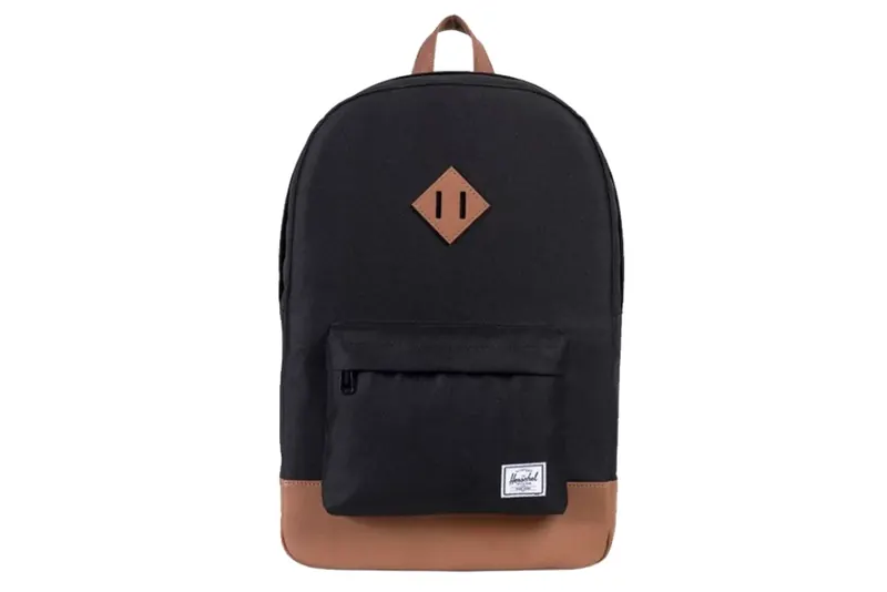Herschel Classic Heritage Backpack 10007-00055, Unisex, Czarne, plecaki, poliester, rozmiar: One size