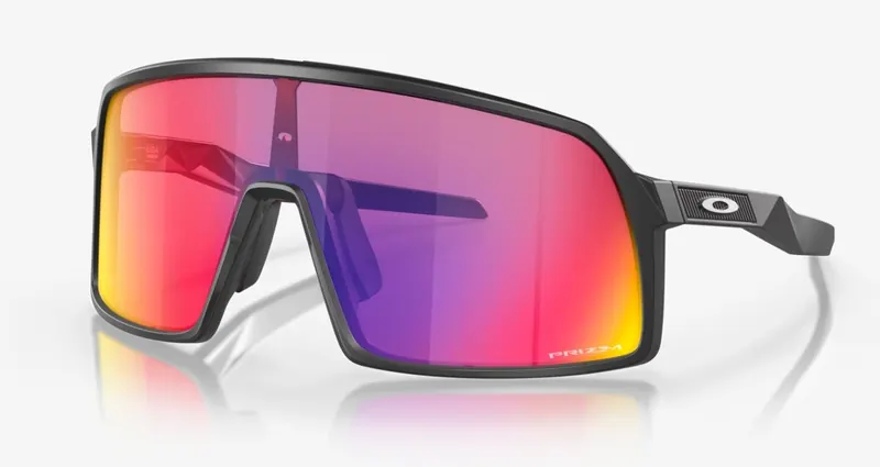 OAKLEY okulary przeciwsłoneczne sportowe SUTRO S czarno-różowe (one size)