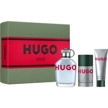 Hugo boss Zestaw prezentowy Hugo woda toaletowa 125 ml, żel pod prysznic Hugo 50 ml i dezodorant w sztyfcie