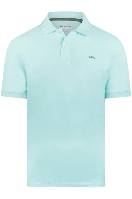 McGregor Classic Polo Light Turquoise Maat: 3XL | Poloshirts Outlet | Heren | Blauw