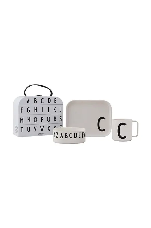 Design Letters zestaw śniadaniowy dla dzieci Classics in a suitcase 4-pack