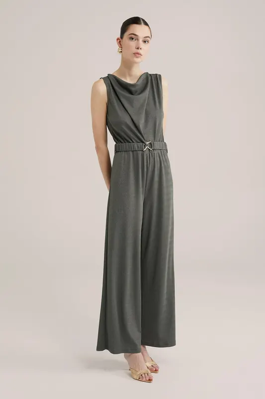 We Fashion Jumpsuit Dark Green Maat: XL | Jumpsuits Outlet | Dames | Groen