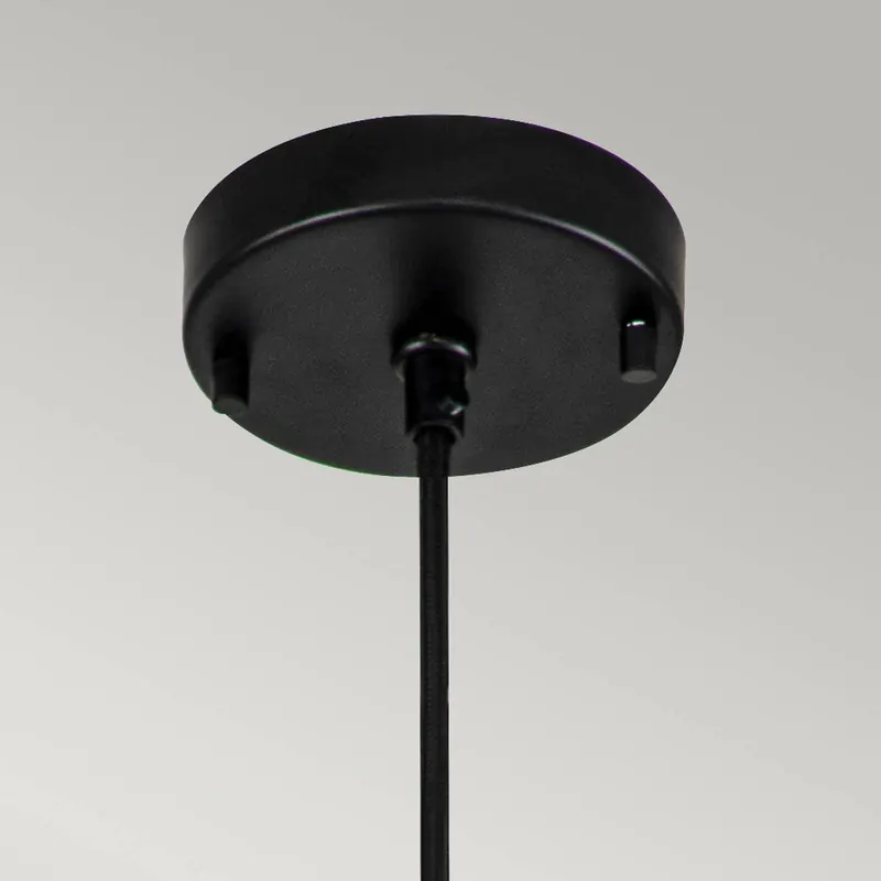 Lampa wisząca Etoile 1-punktowa Ø 17,8 cm czarny mat