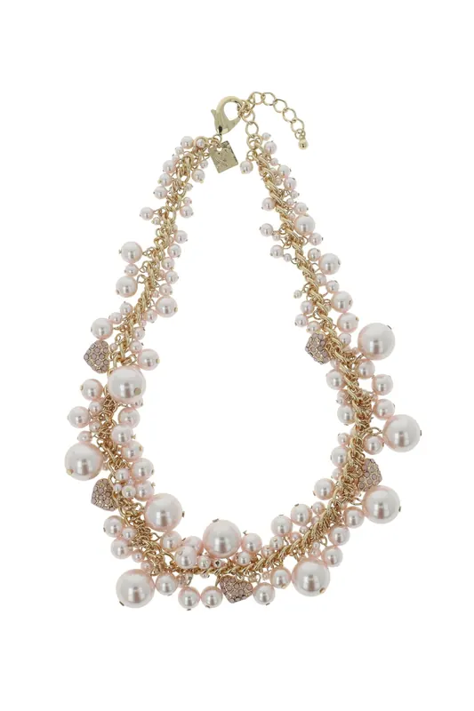 OTAZU Ultimate Pearl Necklace Pink Pink Maat: OS | Kettingen Outlet | Dames | Roze